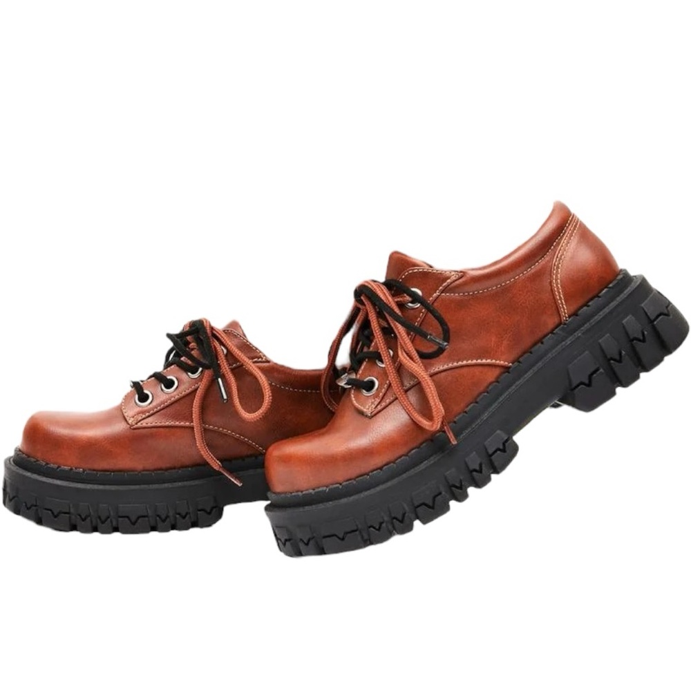 dELiA*s Dolls Kill Mocha Teen Craft Oxford Shoes - Picture 2 of 11
